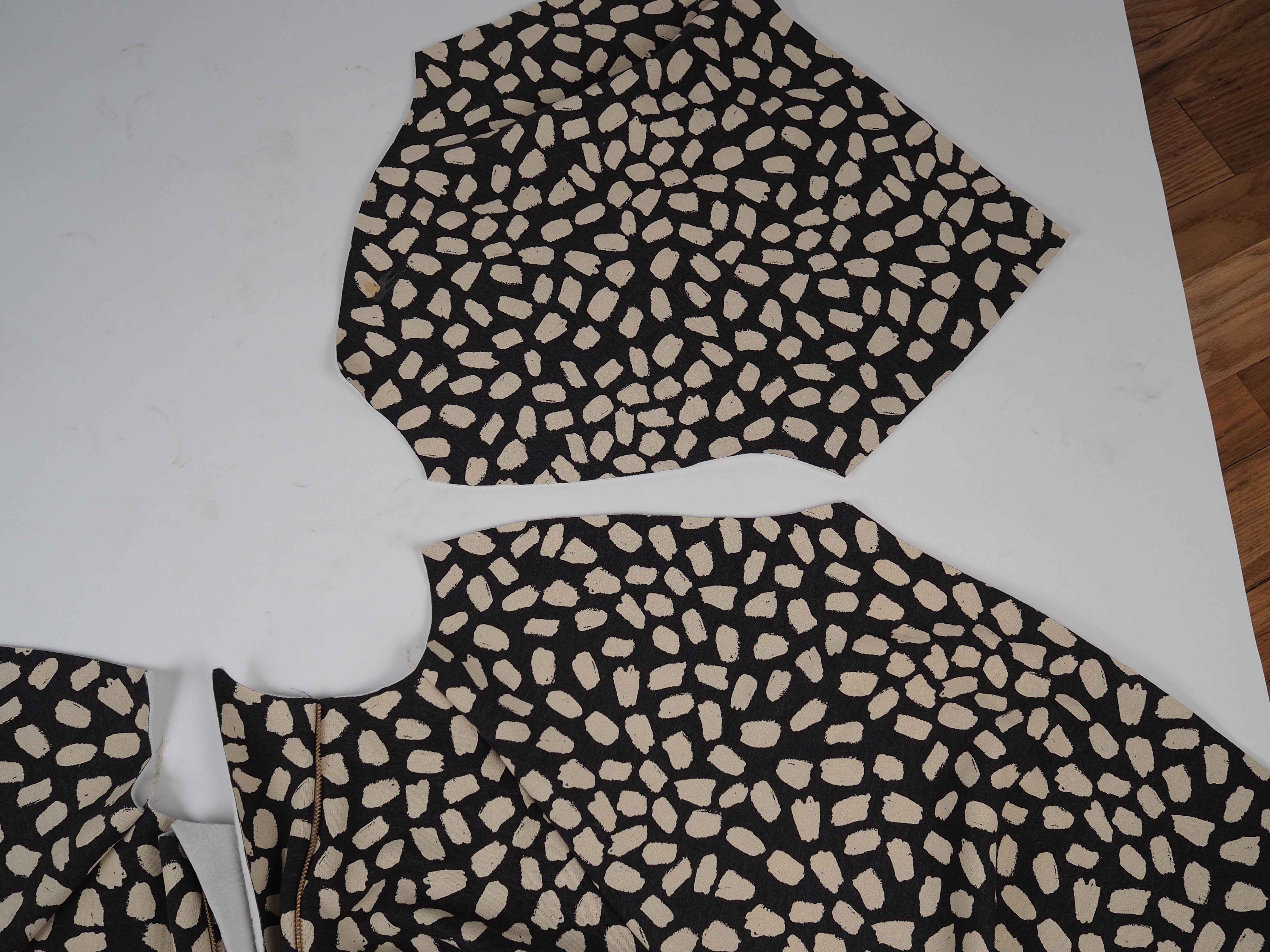 Gathered Raglan Dress