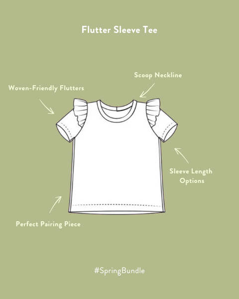 Flutter sleeve tee : 57