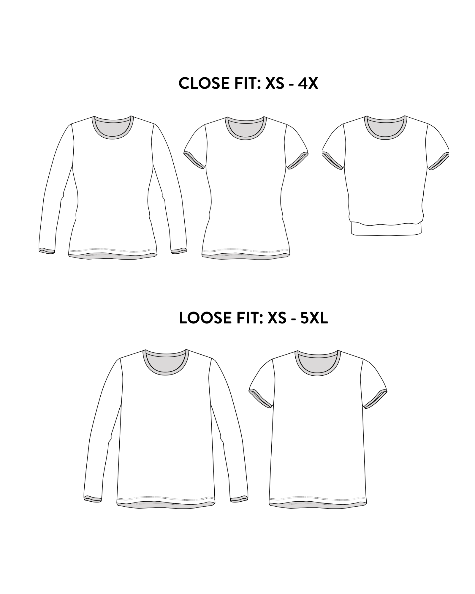 Grown Up Ringer Tee: GU001