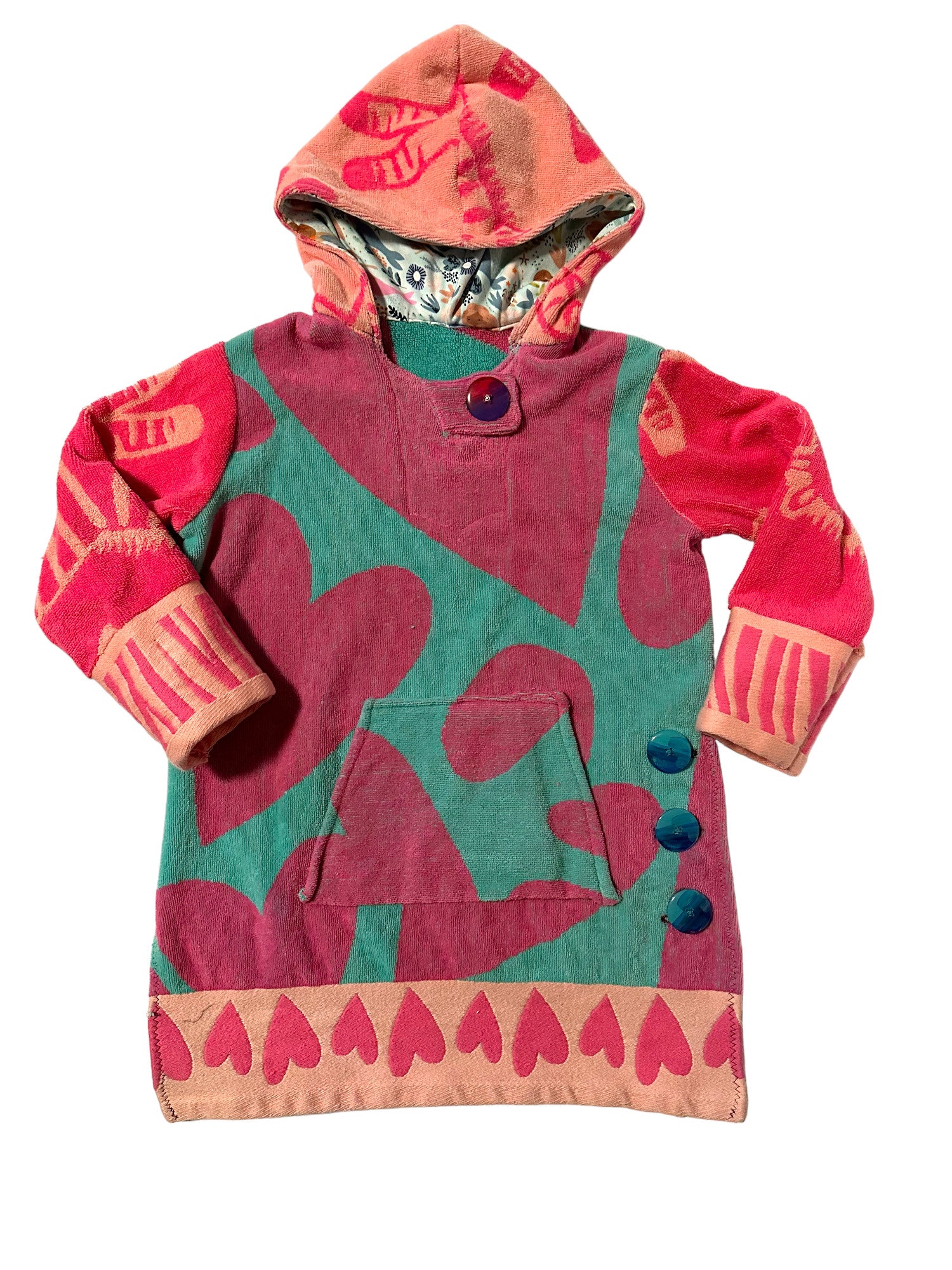 pool hoodie & hoodie dress for big kids K32