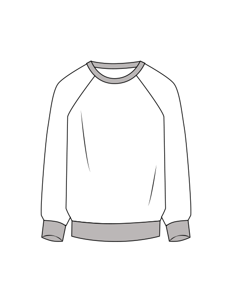 Grown Up Raglan Sweatshirt GU03