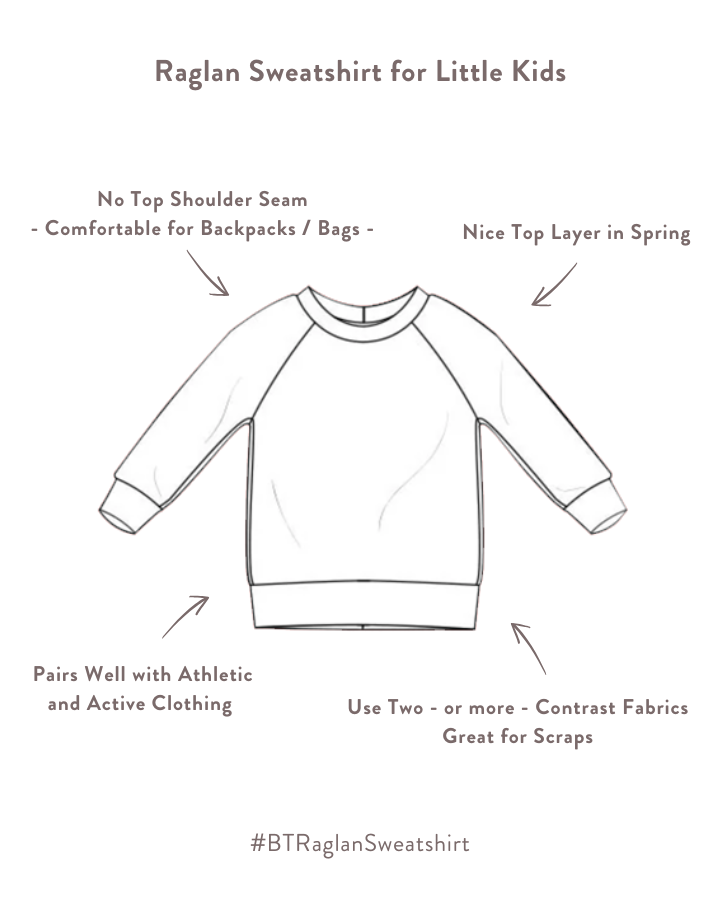Little Kid Raglan Sweatshirt : 15