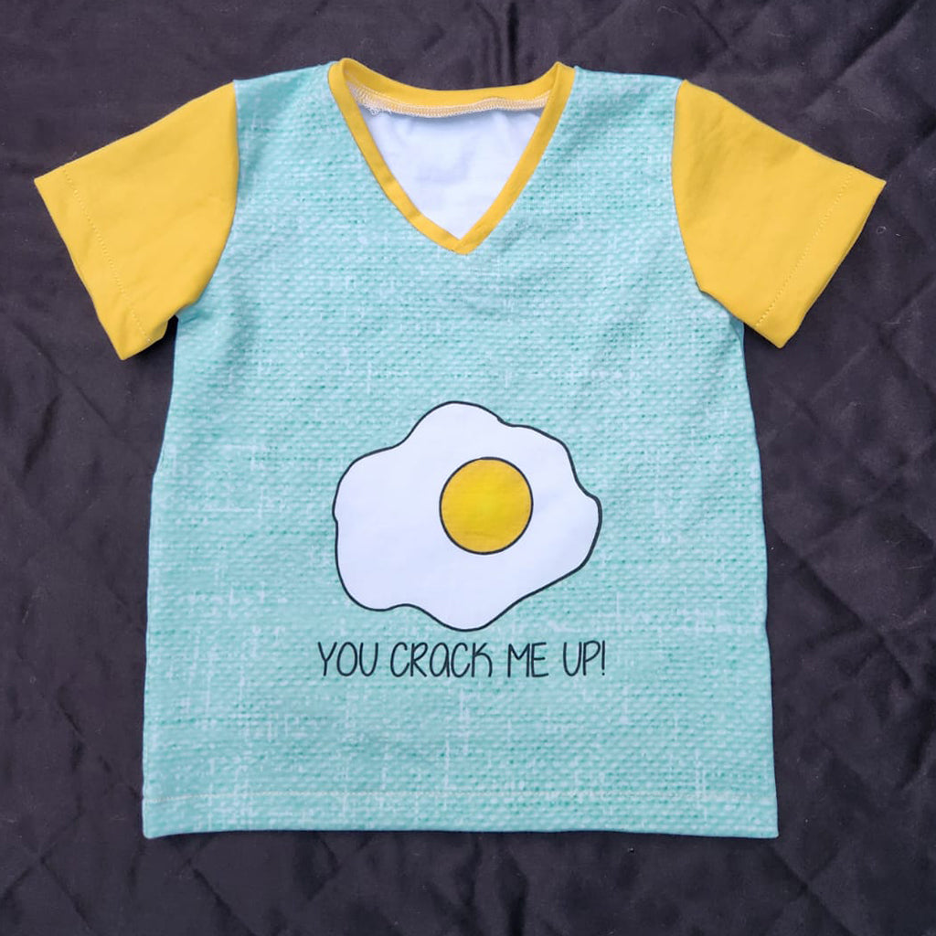 Little Kids V-Neck Tee : 160