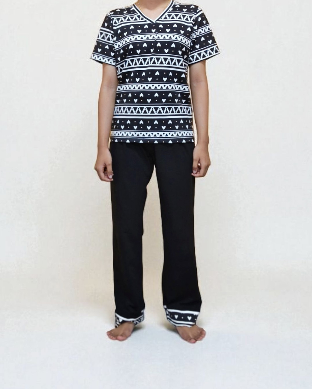 Big Kids V-Neck Tee : K038