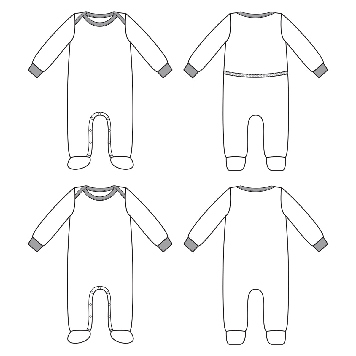 Lap Neck Coverall : 159