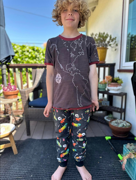 Ringer tee sewing pattern - Brindille & Twig