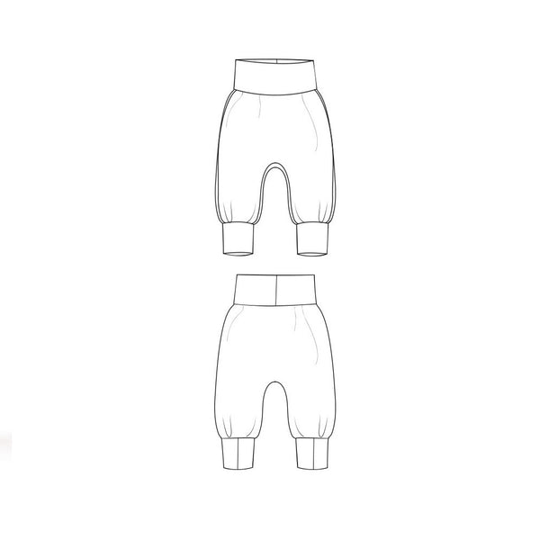 【COSYHARU】Clear button banding wide slacks harem_ringer_1_grande.jpg?v=