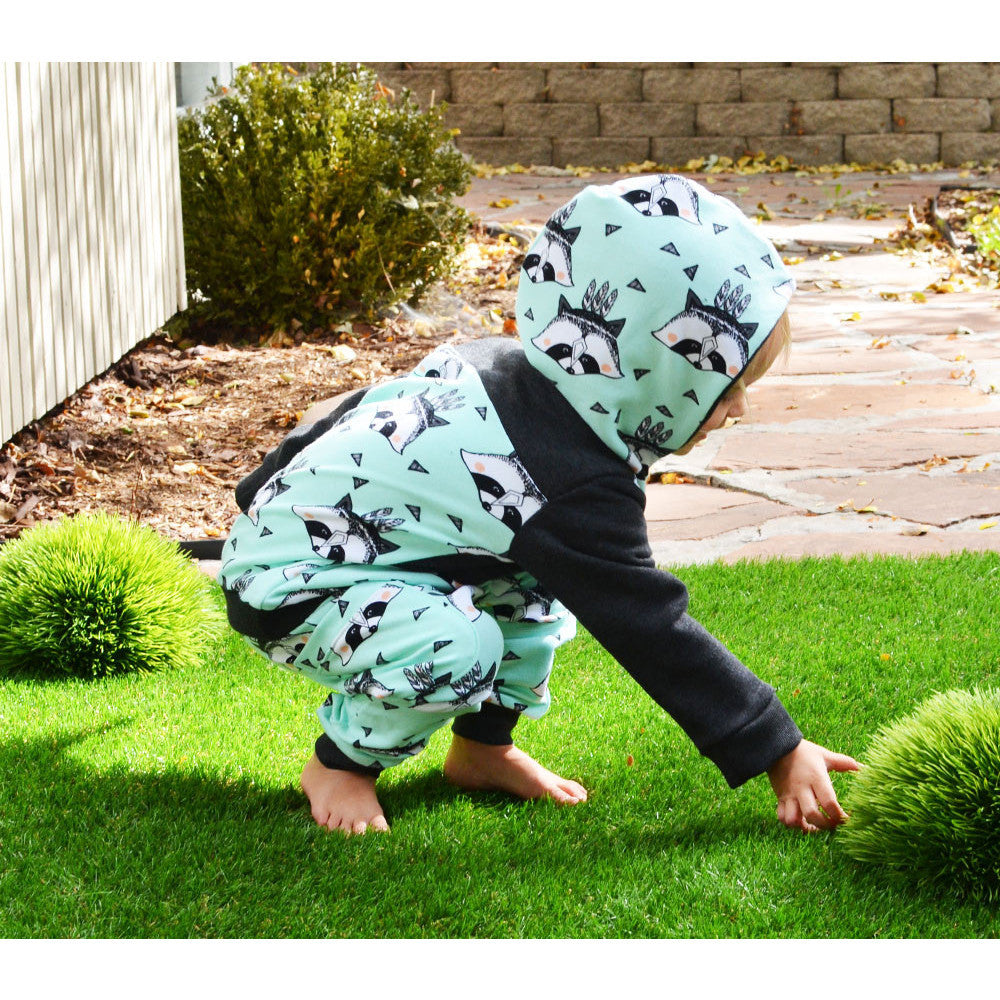 slant seam hoodie : 93