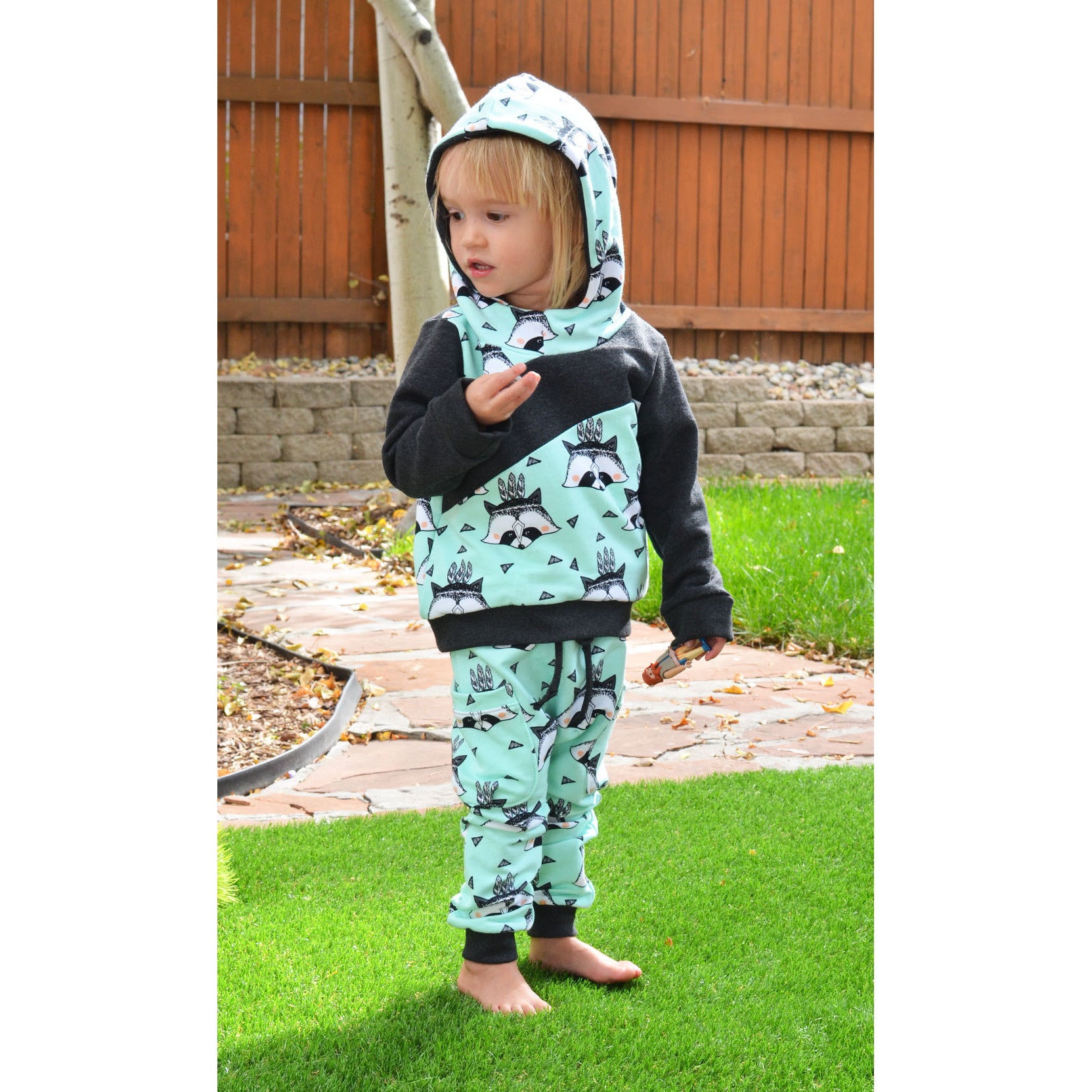 slant seam hoodie : 93