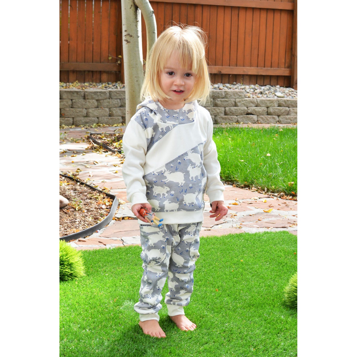 slant seam hoodie : 93