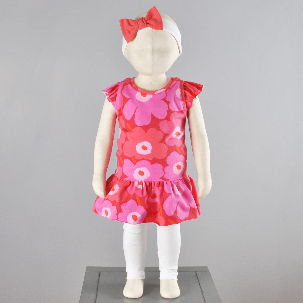 flutter sleeve dress : 45