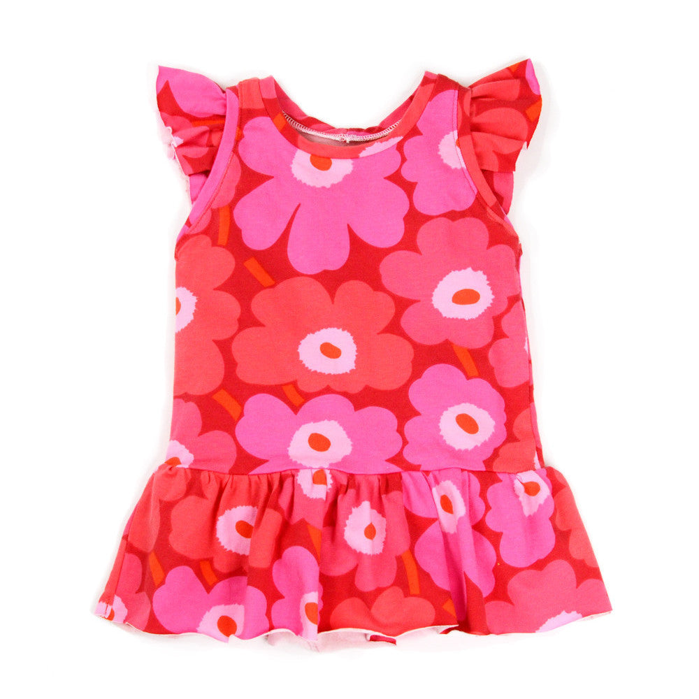 flutter sleeve dress : 45