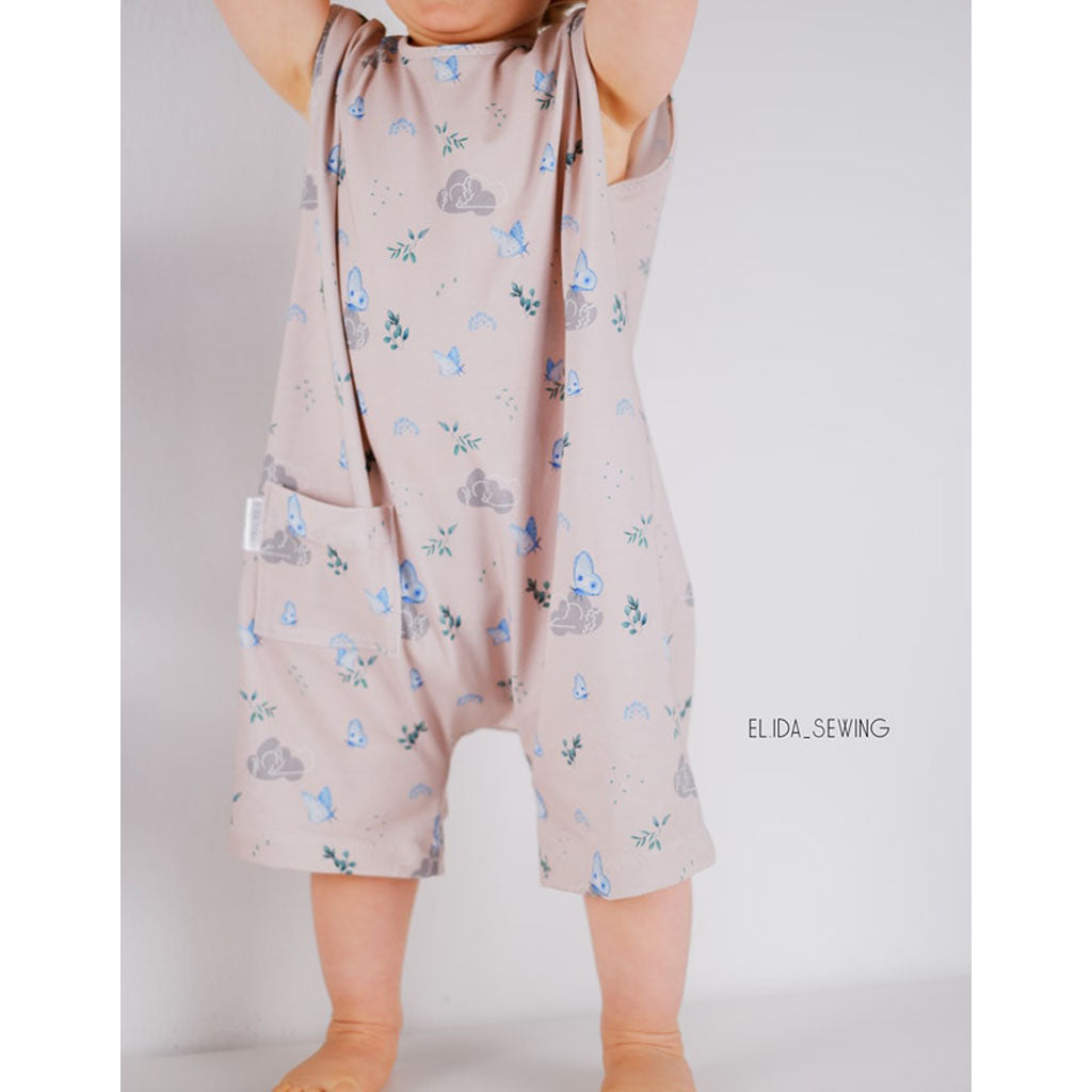 mauve summer playsuit