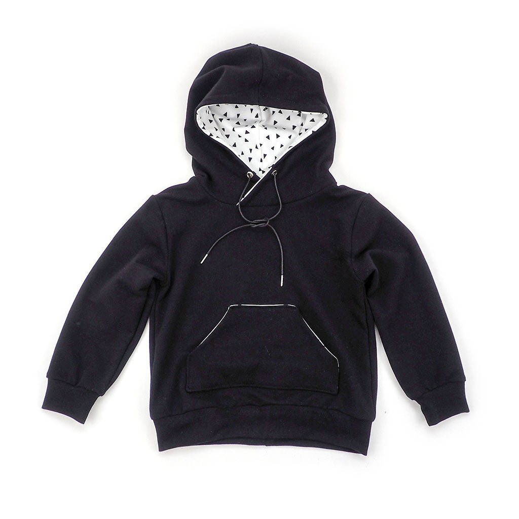 kids black hoodie