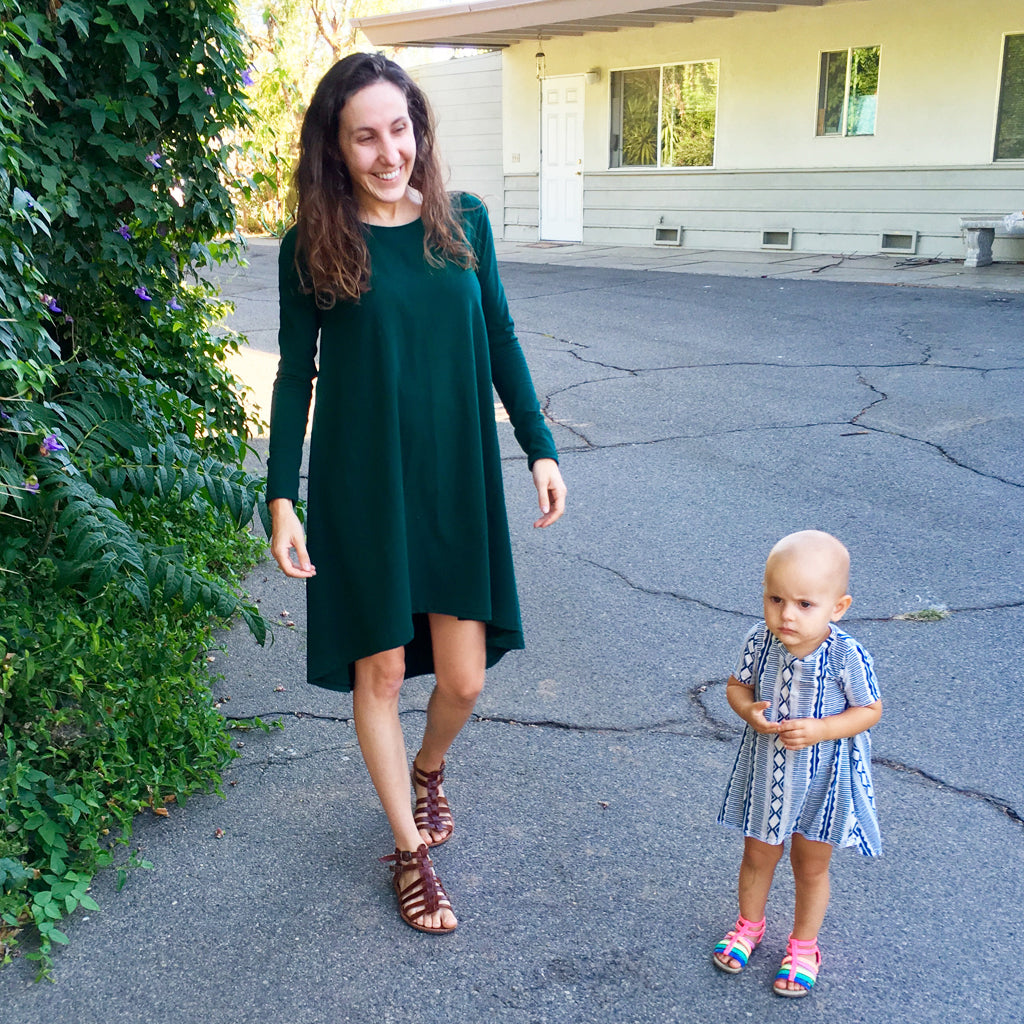 flare t-shirt dress : SS13