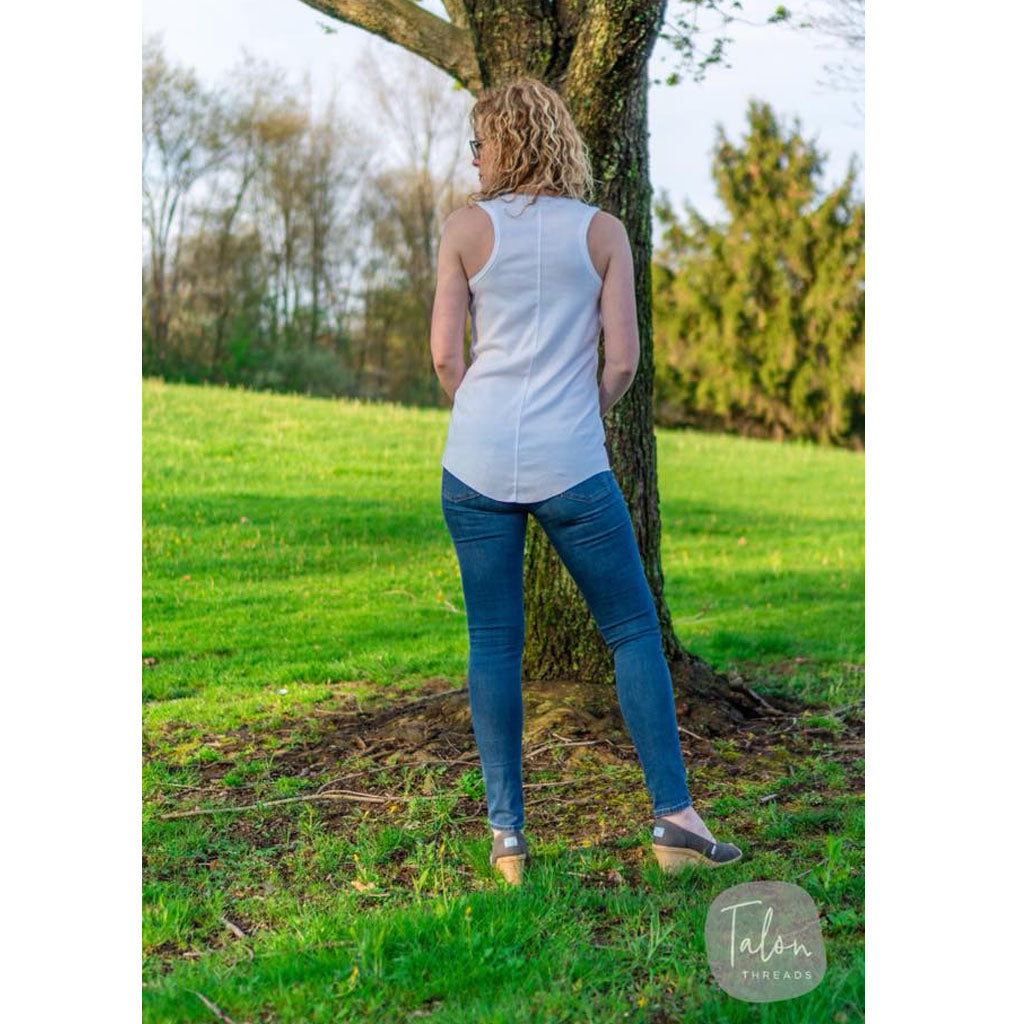 curved hem tank : SS17