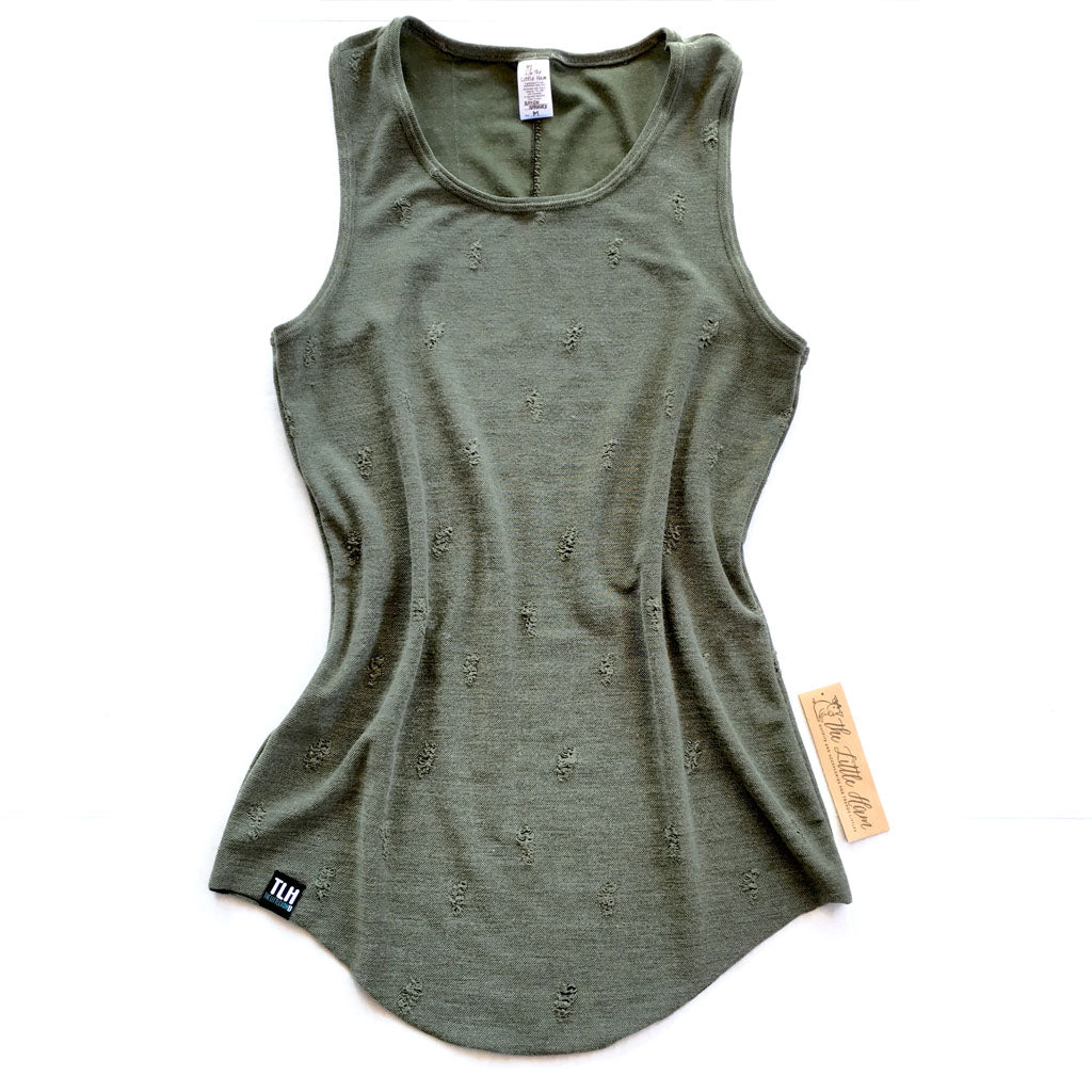 curved hem tank : SS17