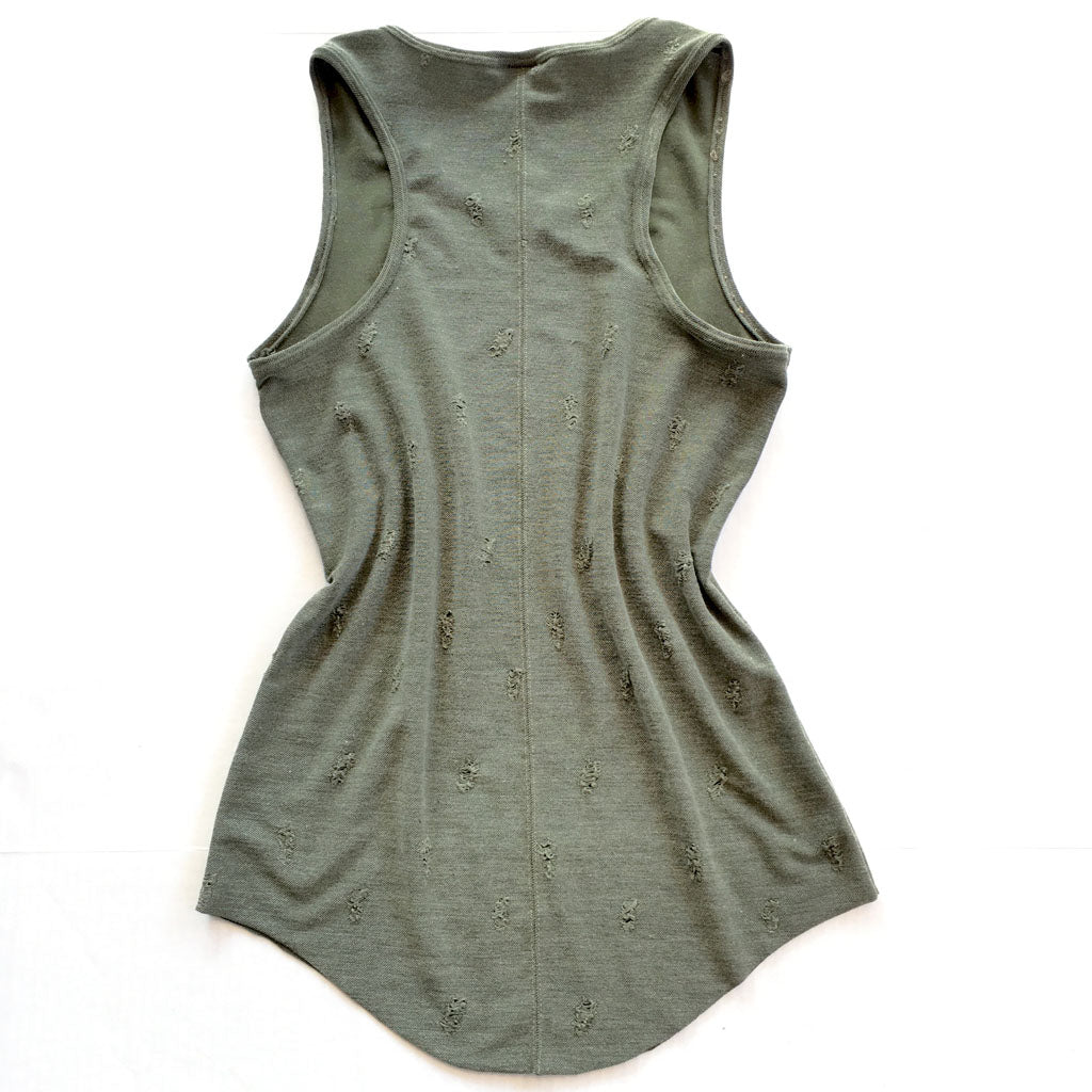 curved hem tank : SS17