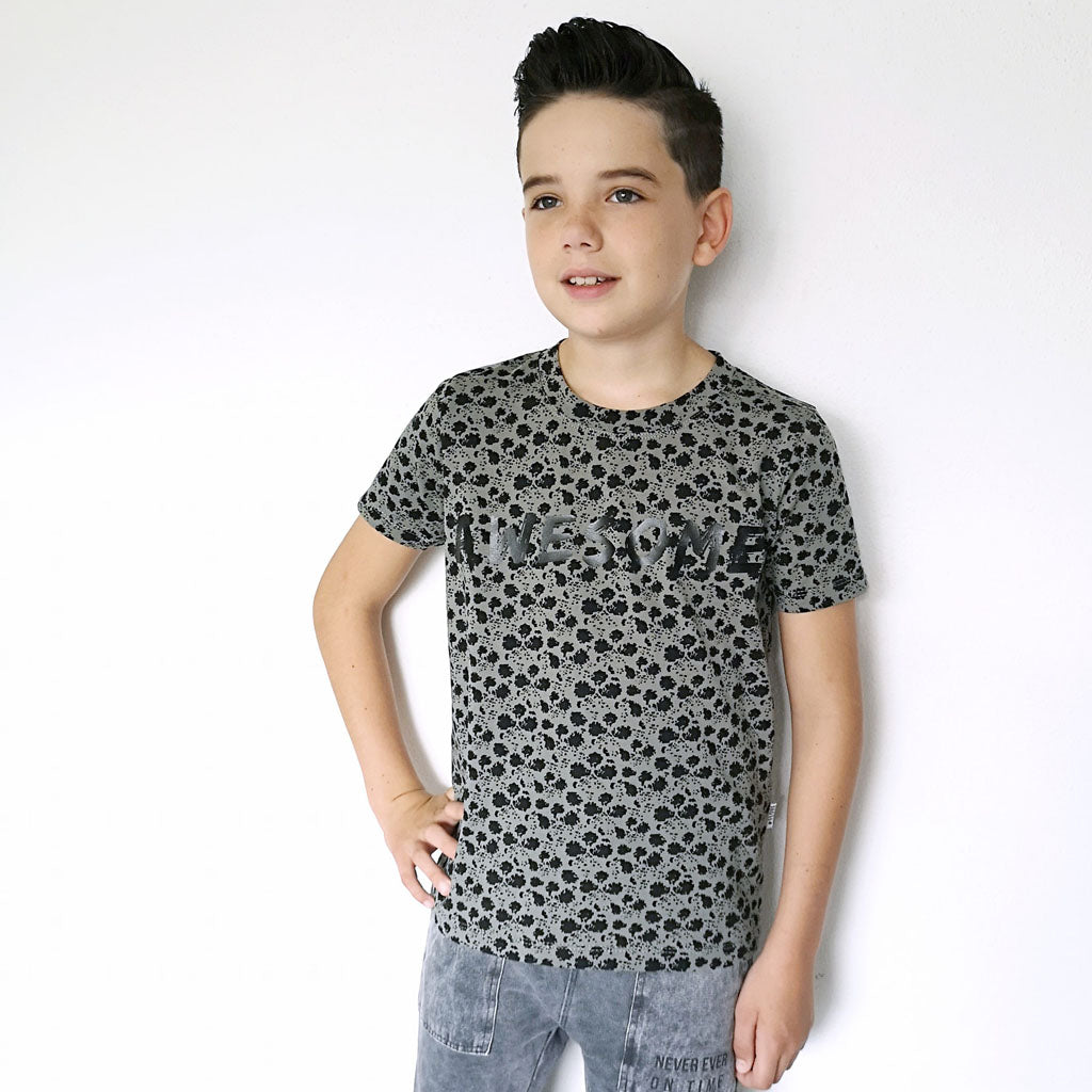 crew neck tee : K001