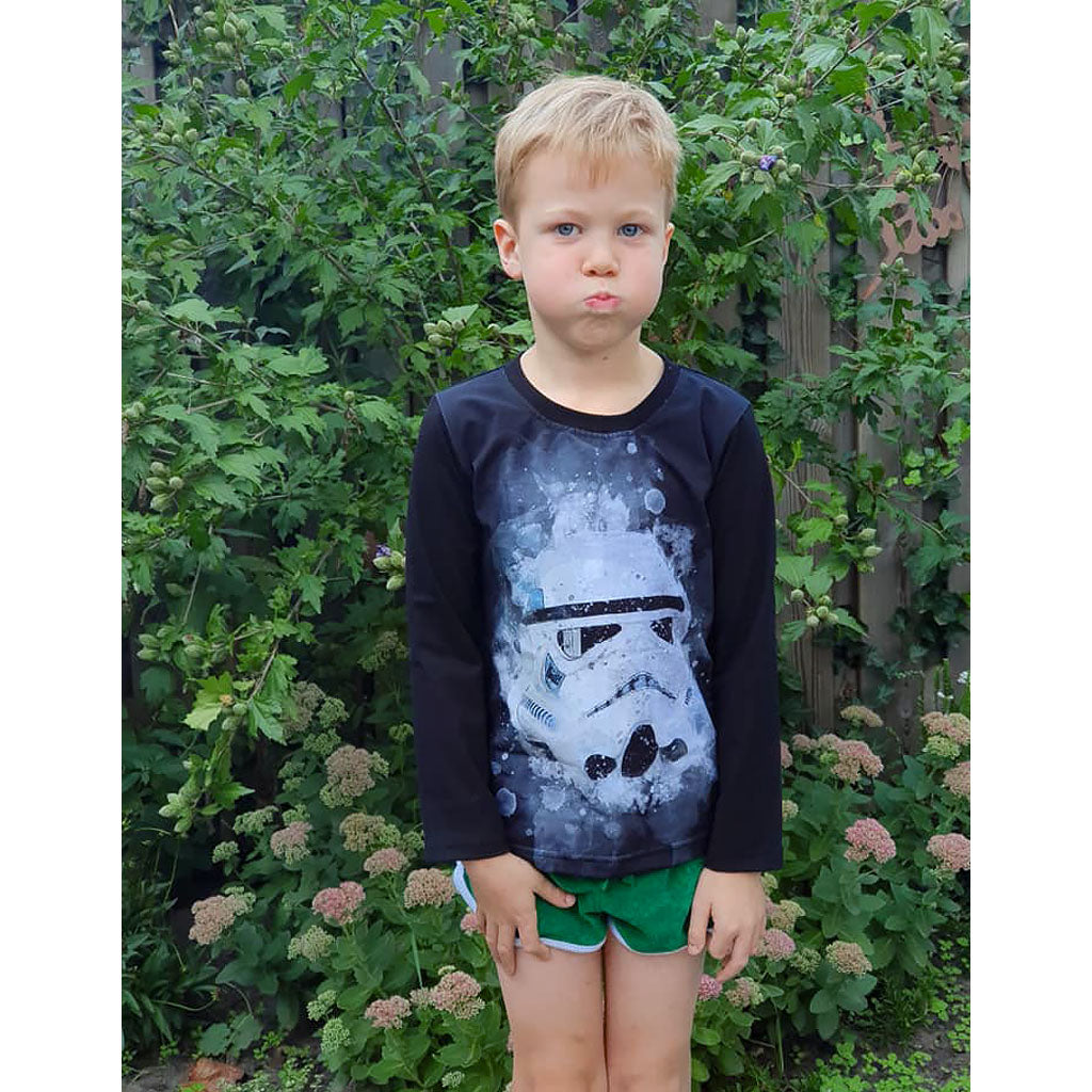 crew neck tee : K001