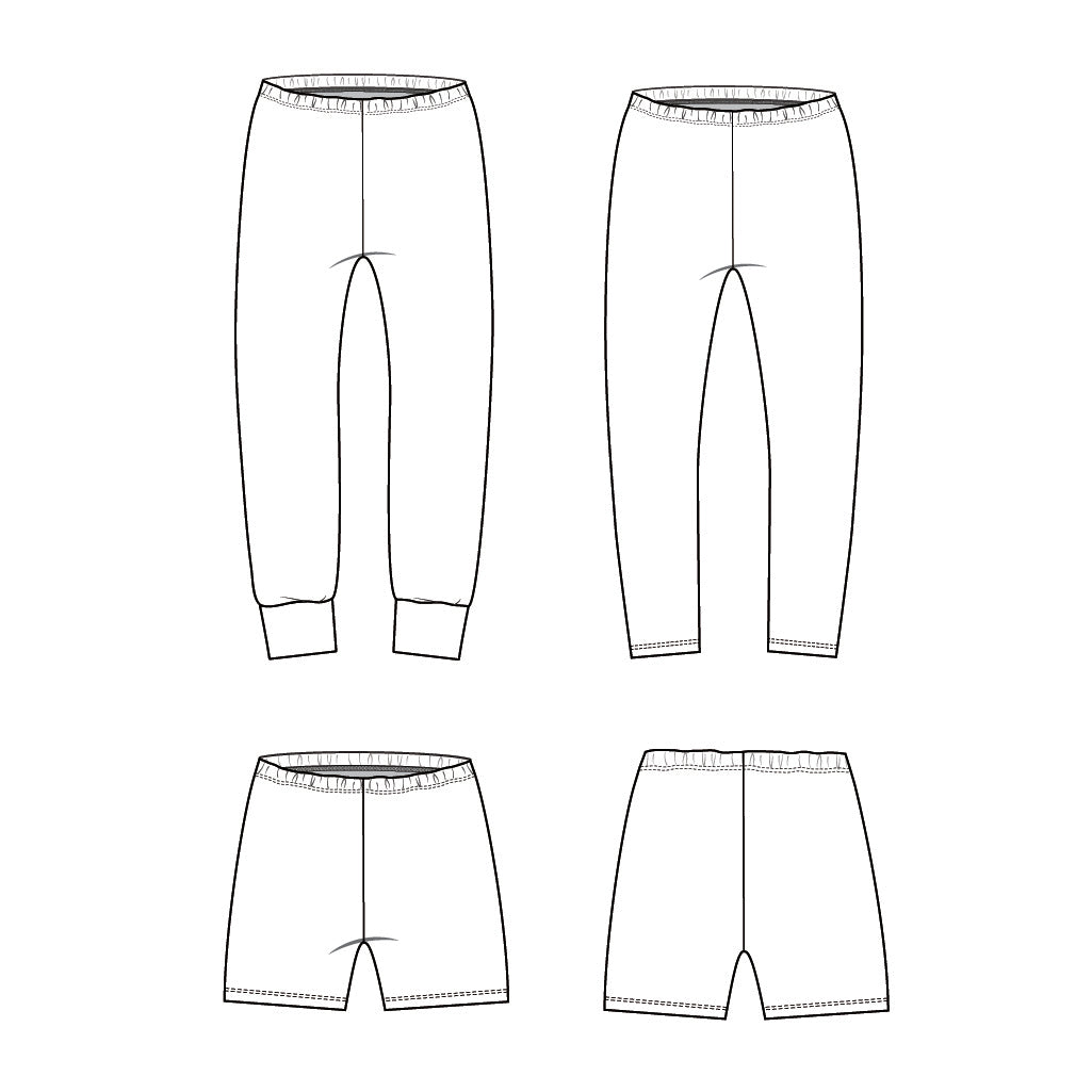 leggings and legging shorts : K002