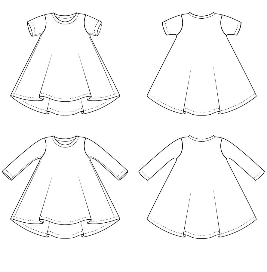 t-shirt dress : K010