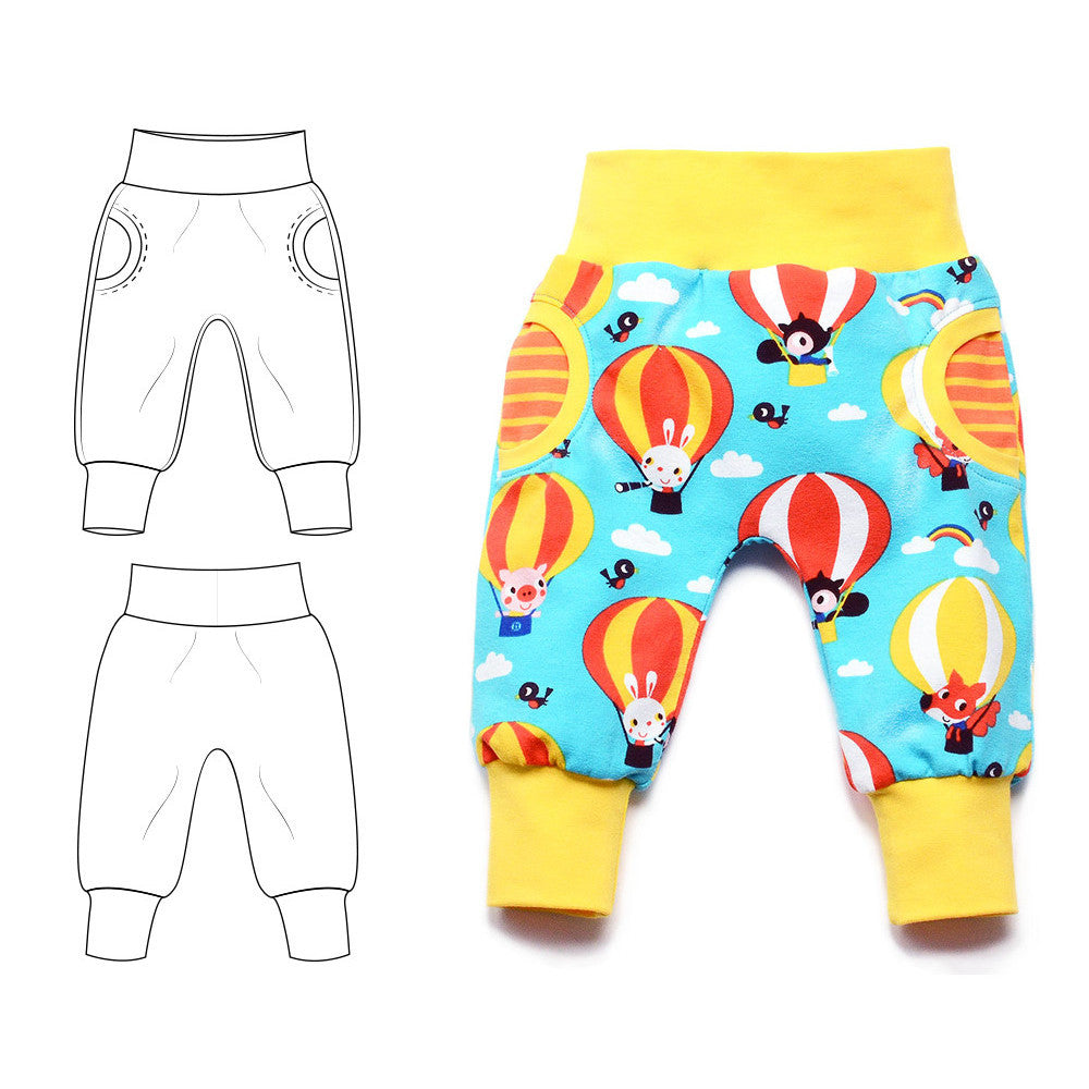 faux-pocket pants : 6