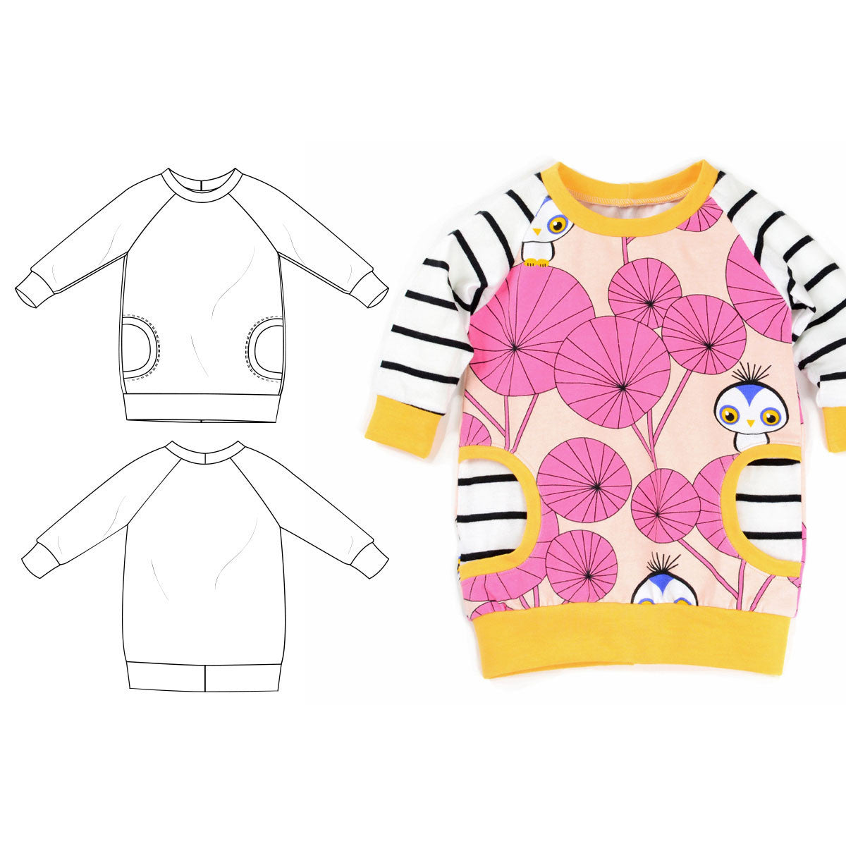 raglan pocket dress : 31