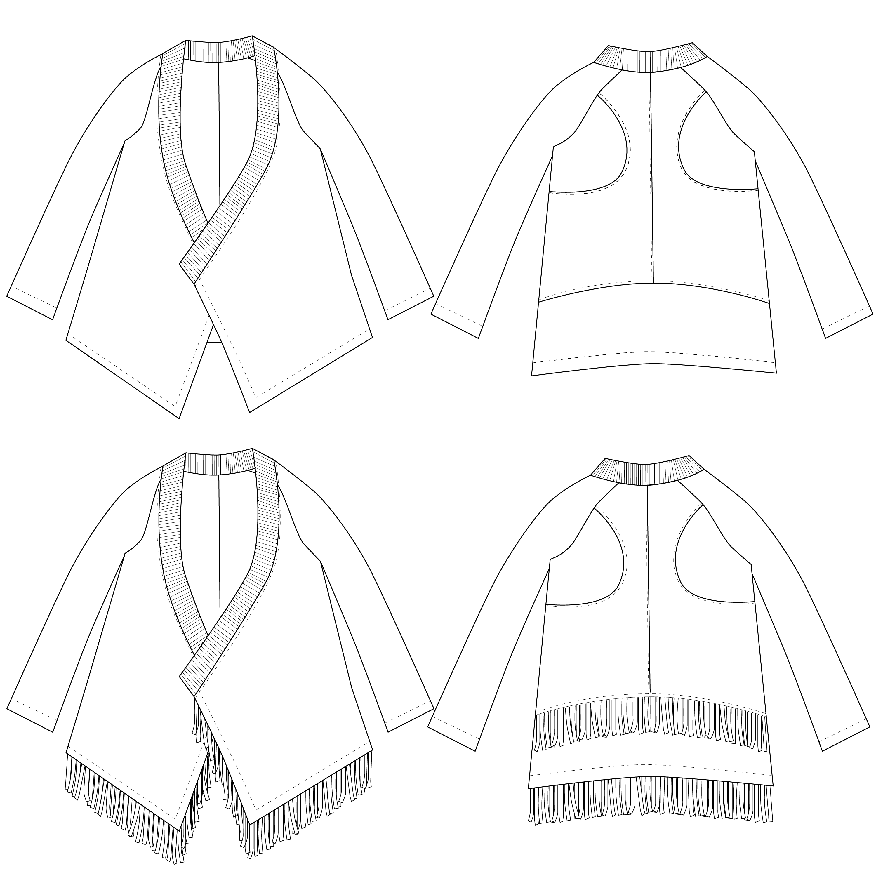 draped cardigan : SS02