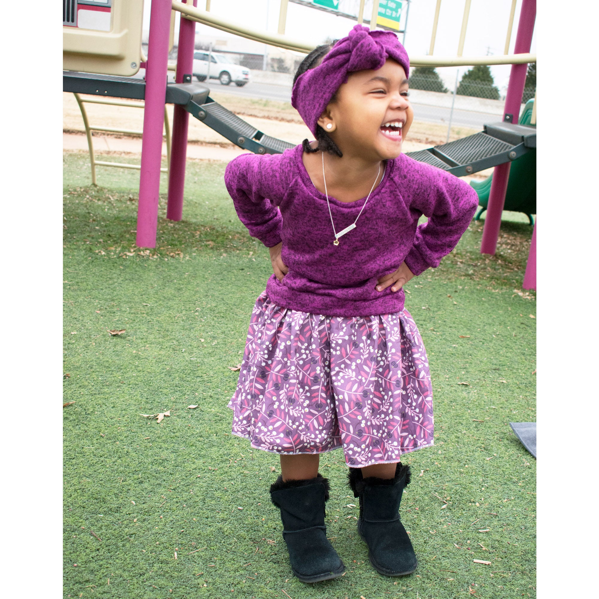 gathered raglan dress : 112