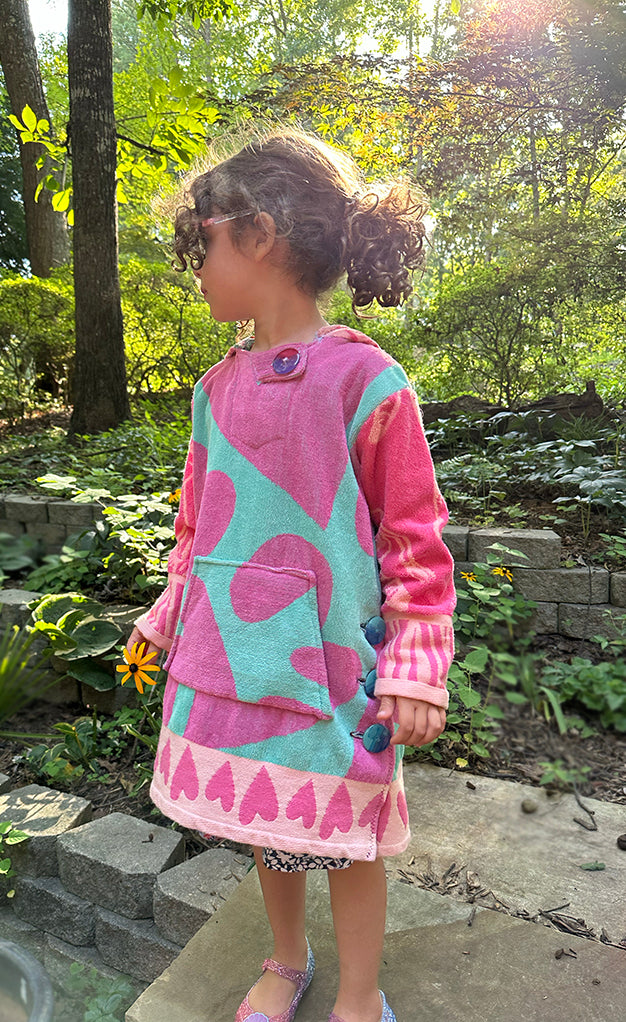 pool hoodie & hoodie dress for little kids 154