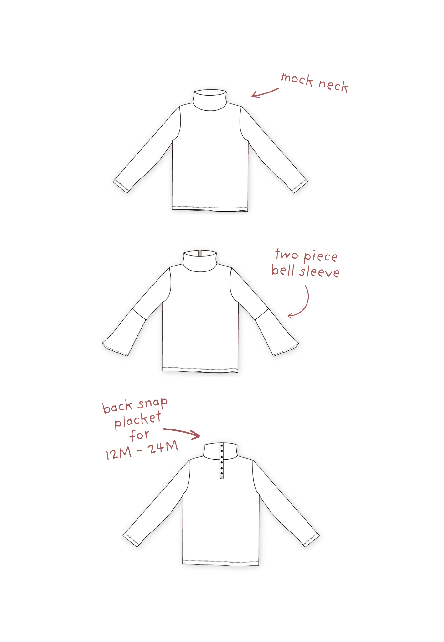 Turtleneck for Little Kids 155