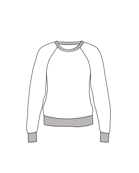 Grown Up Raglan Sweatshirt GU03