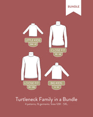 Turtleneck Bundle: Three Patterns for The Whole Family