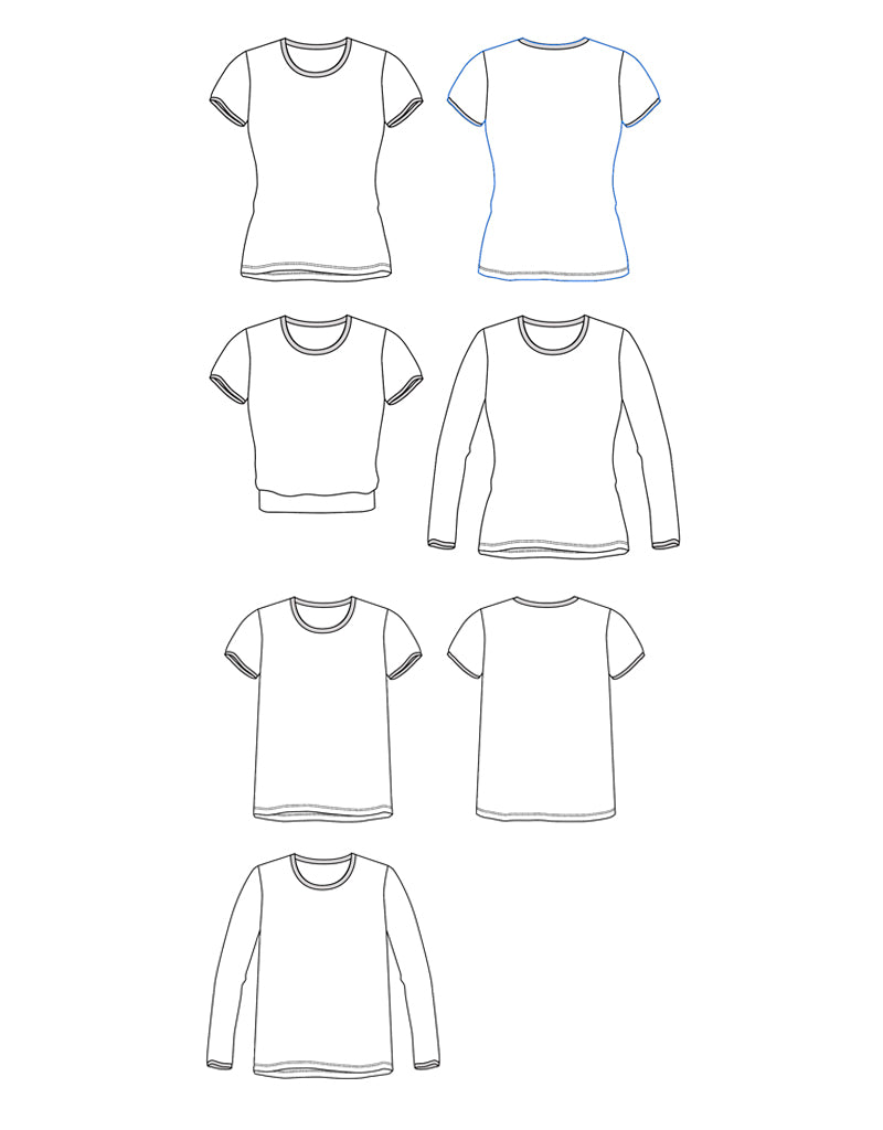 Grown Up Ringer Tee: GU001