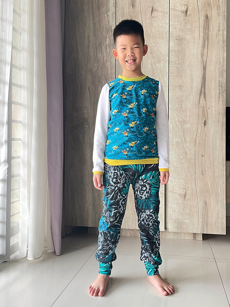 cuff waist harem pants : K024