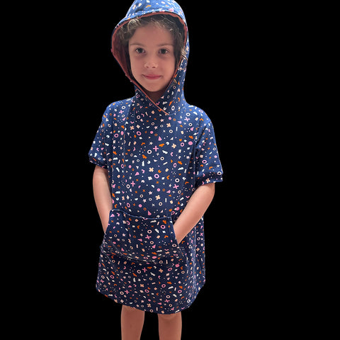pool hoodie & hoodie dress for little kids 154