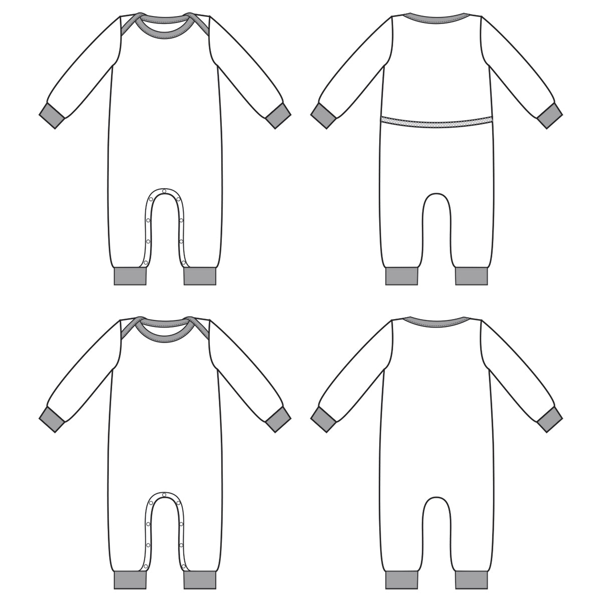 Lap Neck Coverall : 159