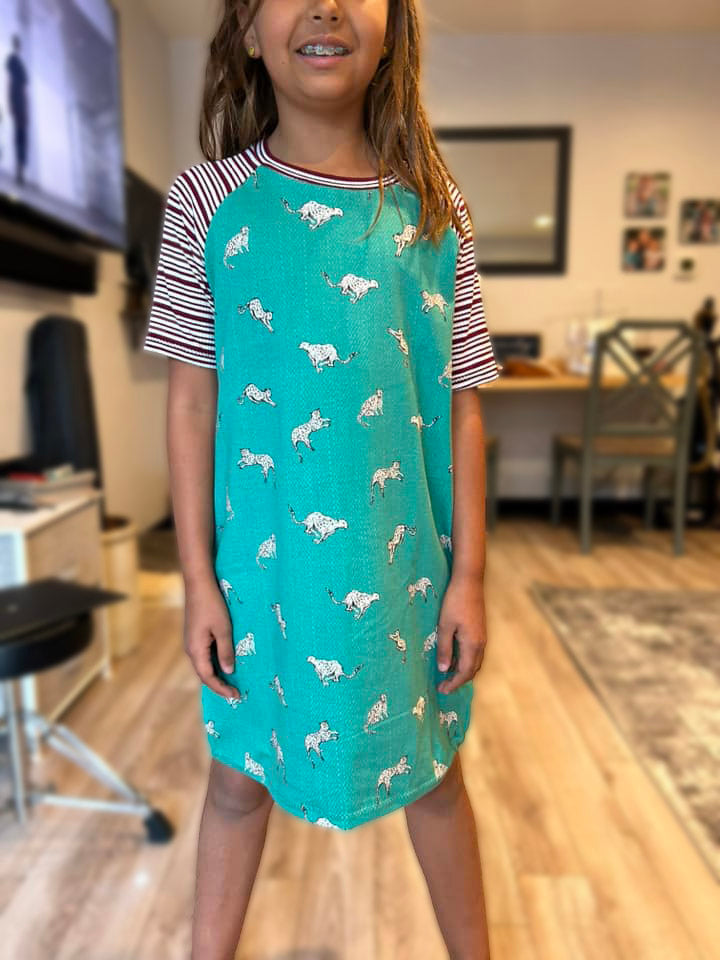 a-line raglan dress : K025