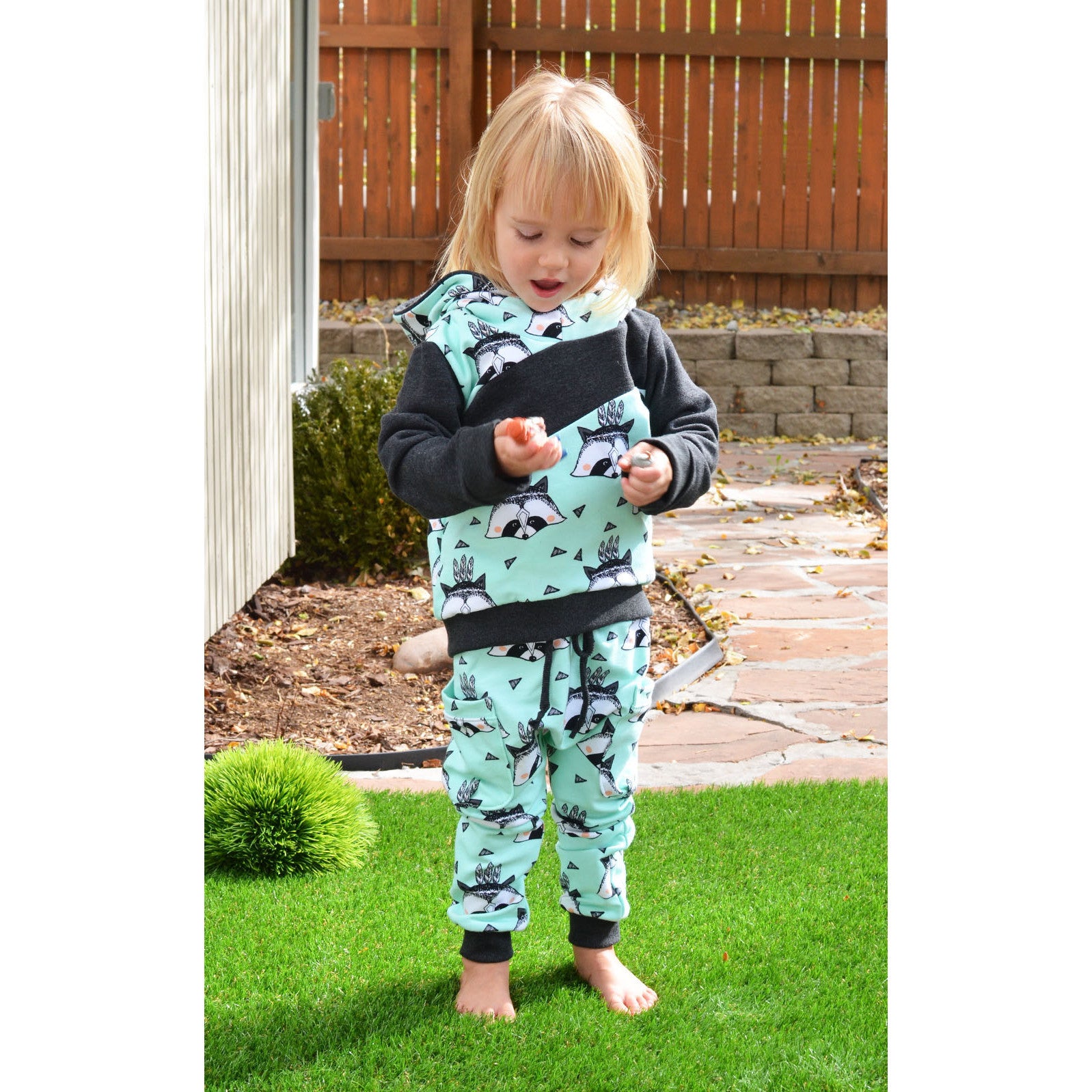 slant seam hoodie : 93