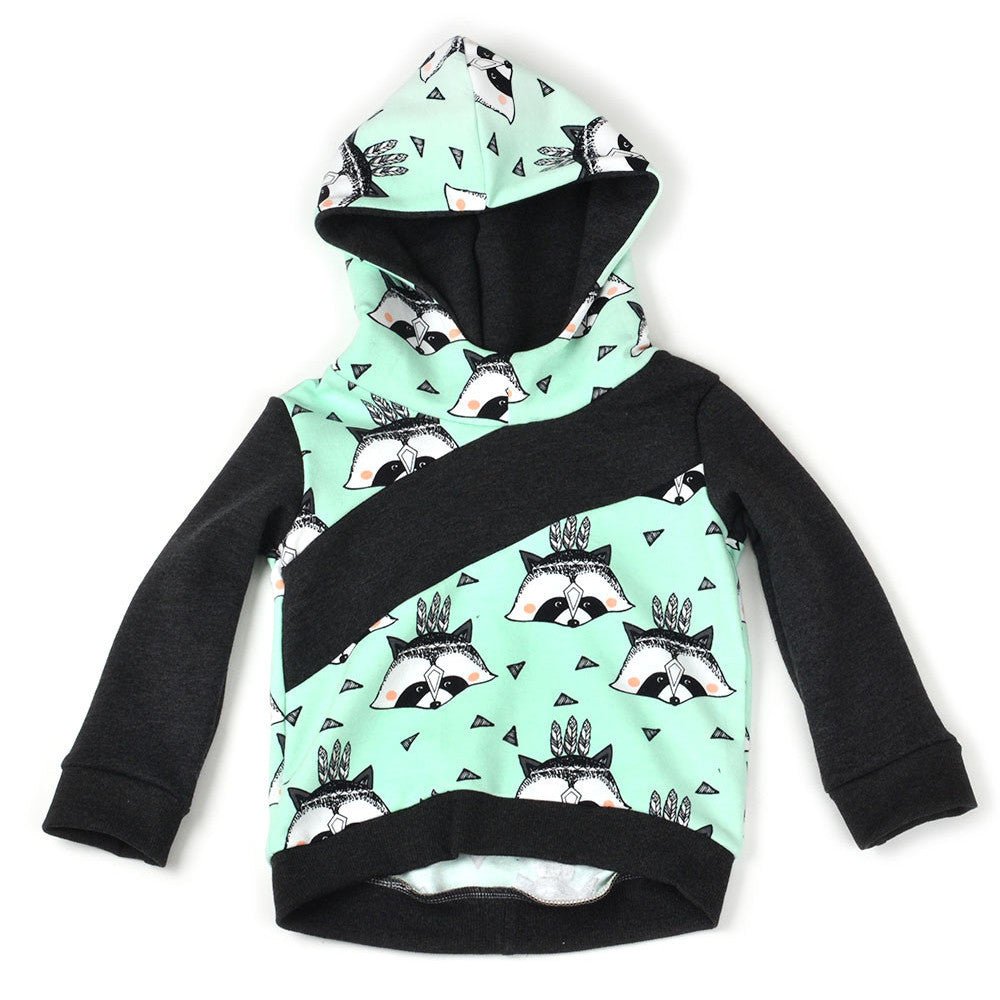 slant seam hoodie : 93