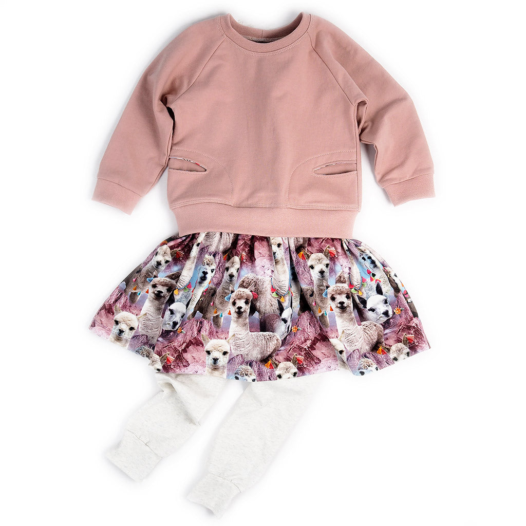 gathered raglan dress : 112