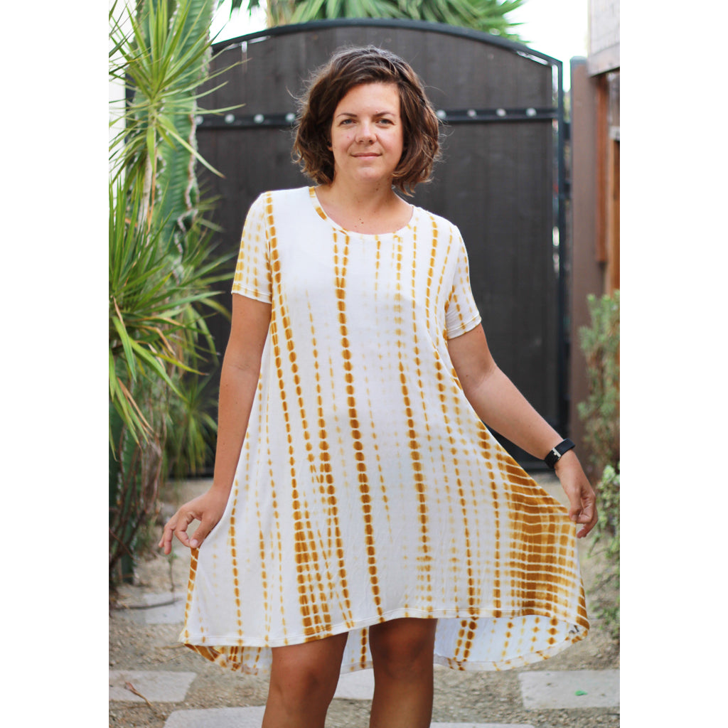 flare t-shirt dress : SS13