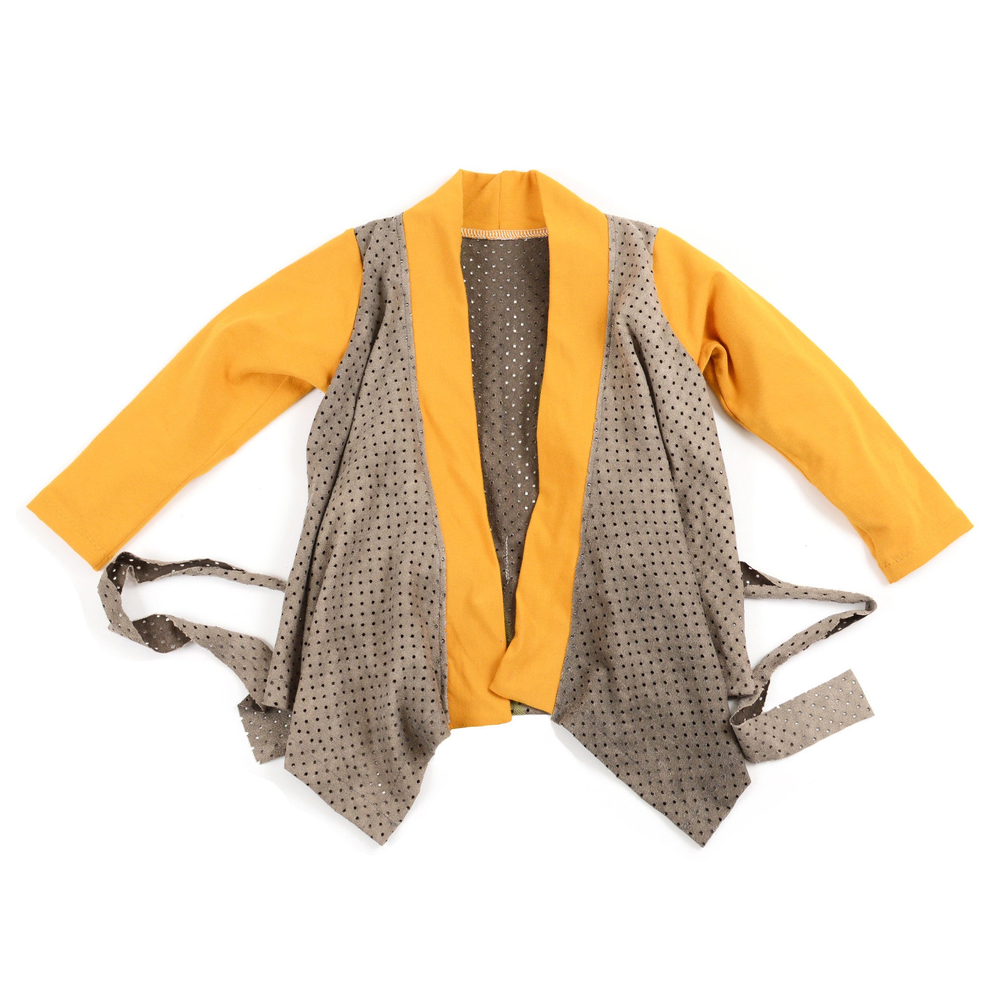 draped vest / cardigan : 66