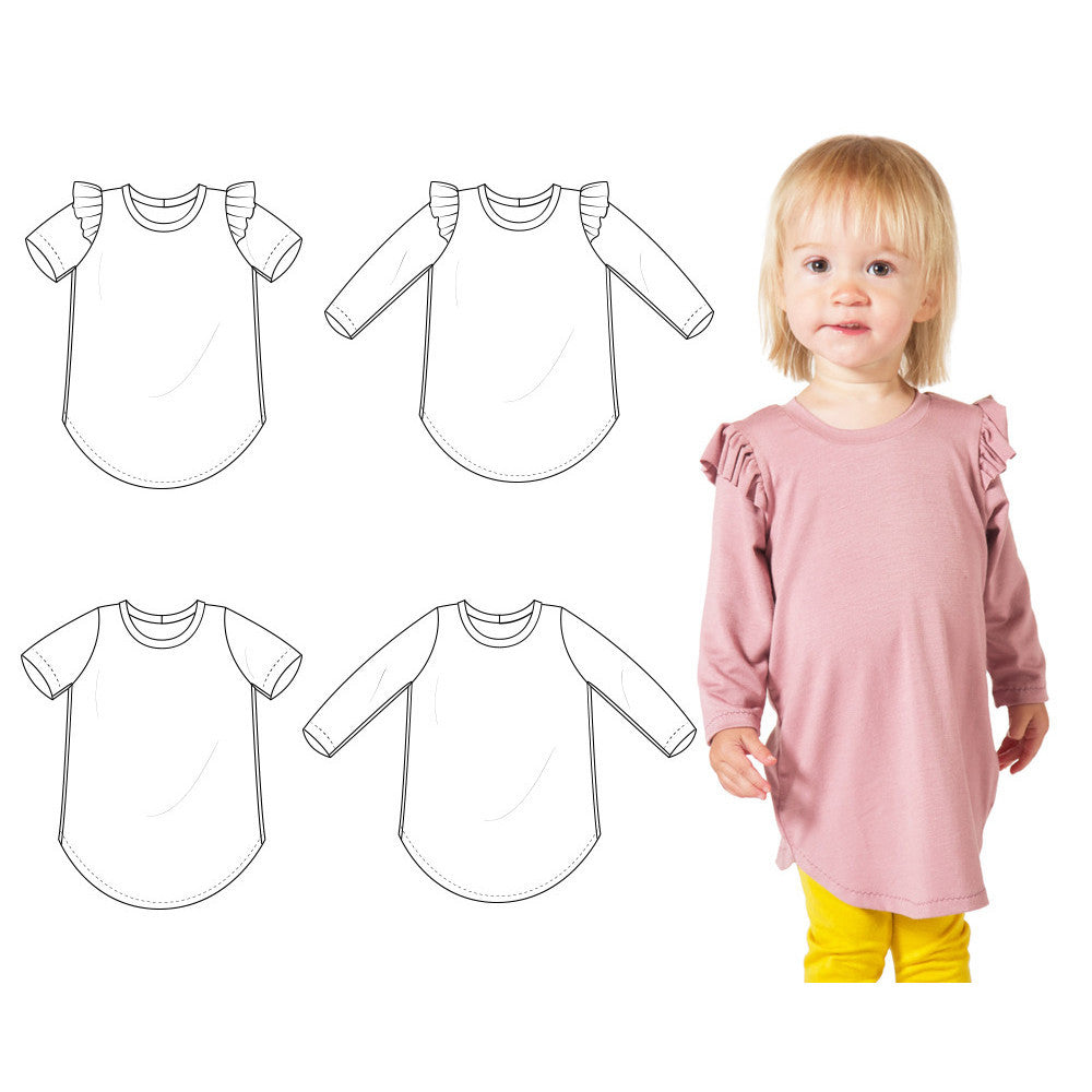 flutter sweatshirt dress : 61