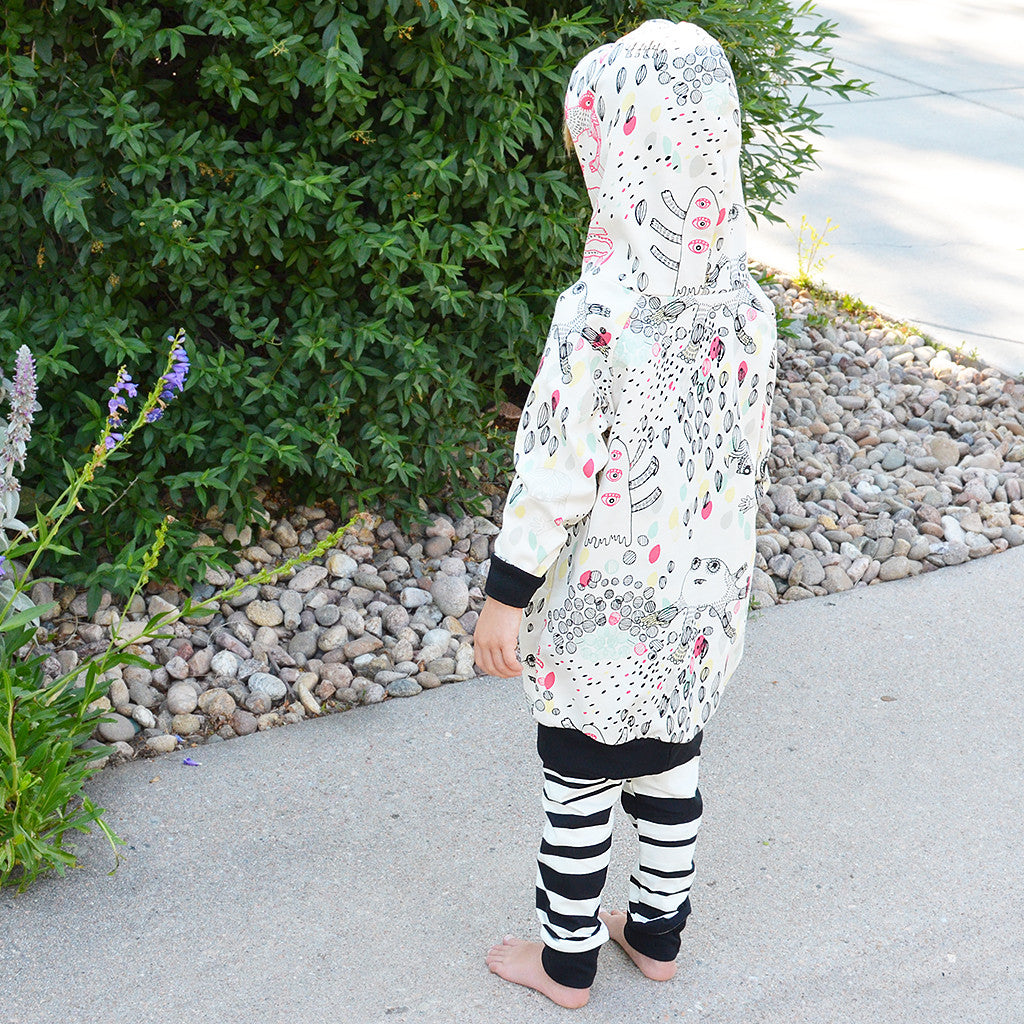 hooded sweatshirt dress : 101