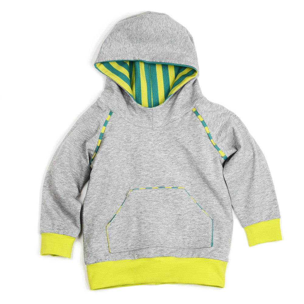 hooded raglan sweatshirt pattern : 067 - Brindille & Twig