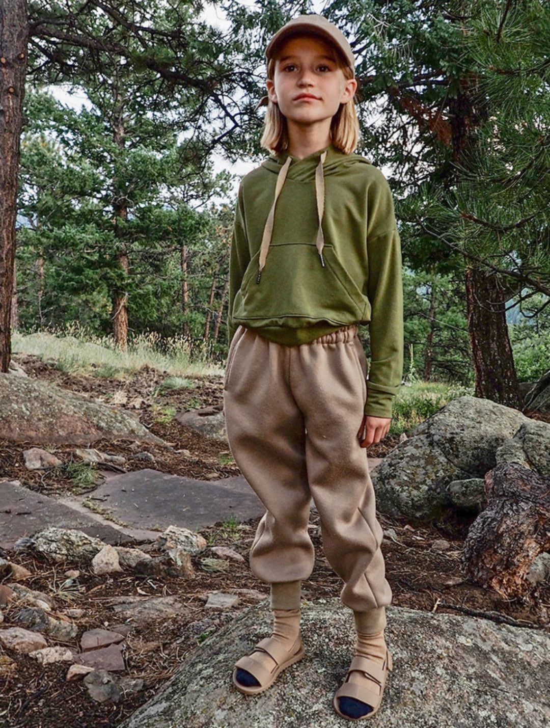 cropped hoodie : K022