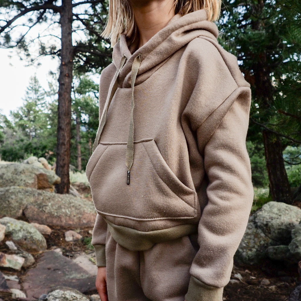 cropped hoodie : K022