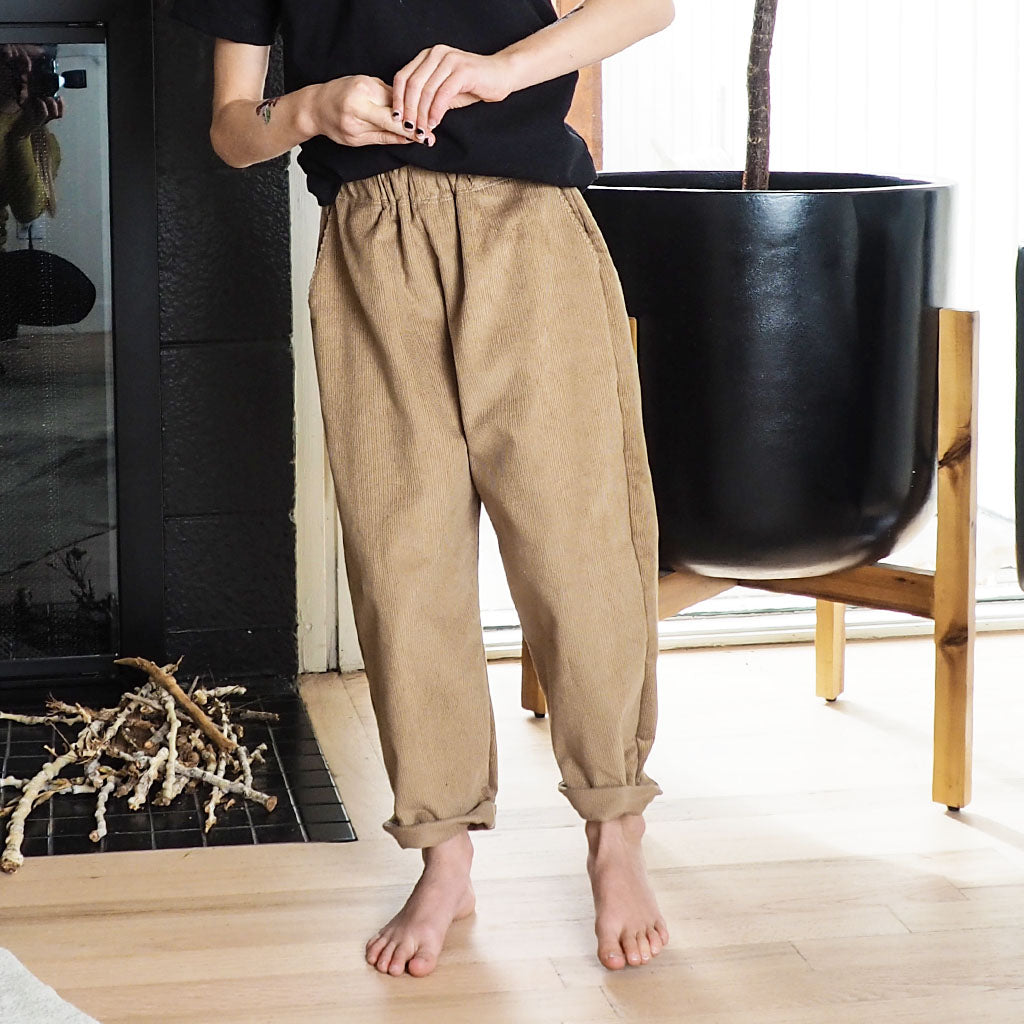 The Assembly Line | Sewing Patterns | Almost Long Trousers – A KIND CLOTH